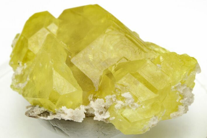 Striking Sulfur Crystal Cluster - Italy #207701